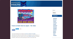 Desktop Screenshot of noticiasinsolitas.org